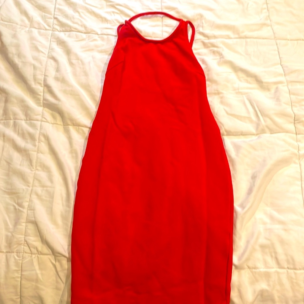 High Neck bodycon MIDI